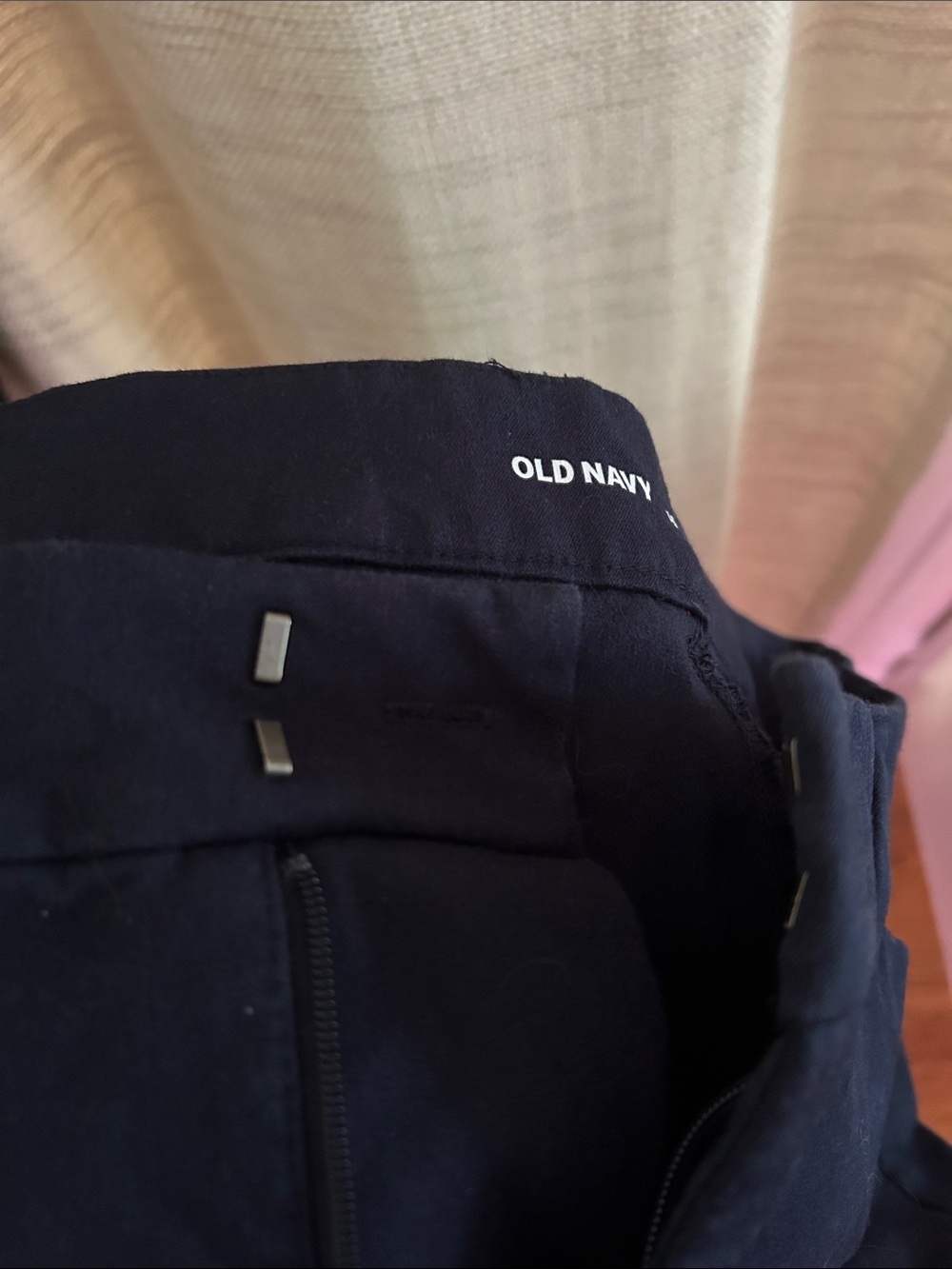 BUNDLE: Old Navy Women’s Pixie Straight Dress Pants in Navy and Black - Picture 3 of 4